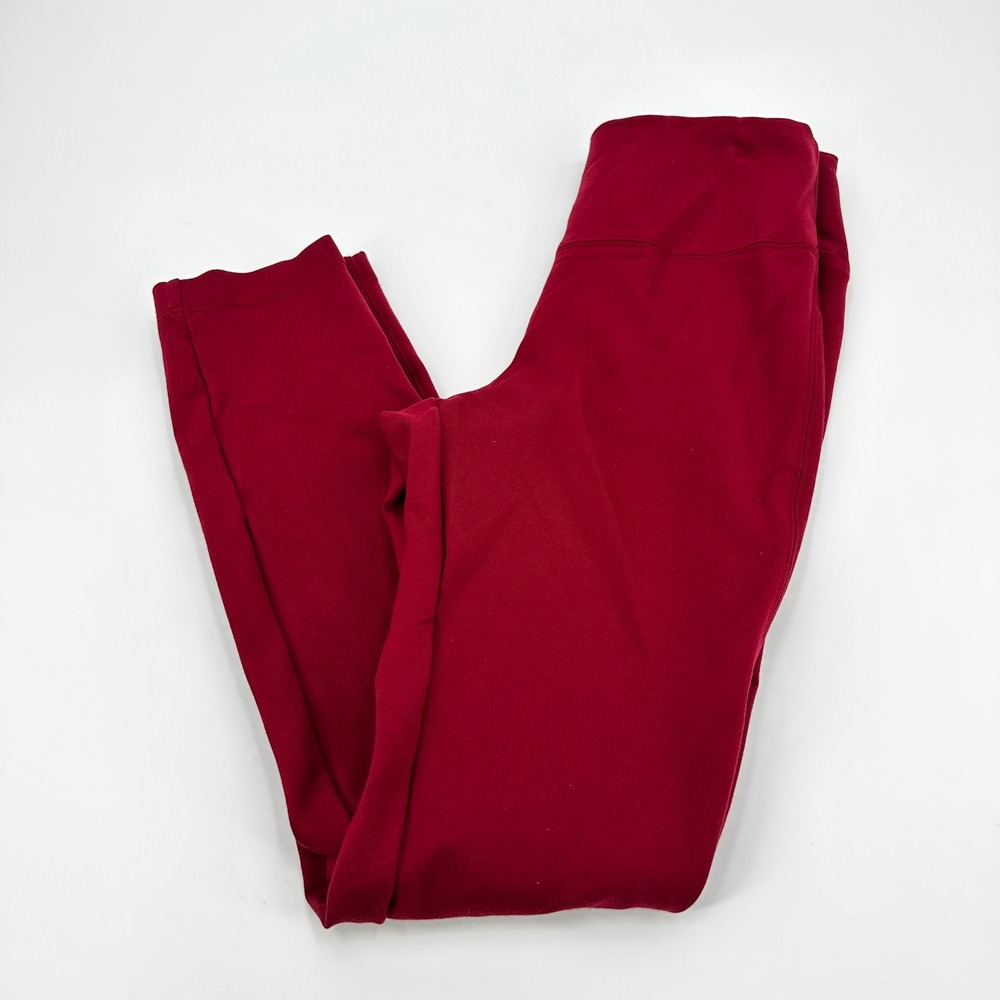 Matilda Jane Red High Waisted Activewear Leggings Slim Fit‎ Small Athleisure Gym